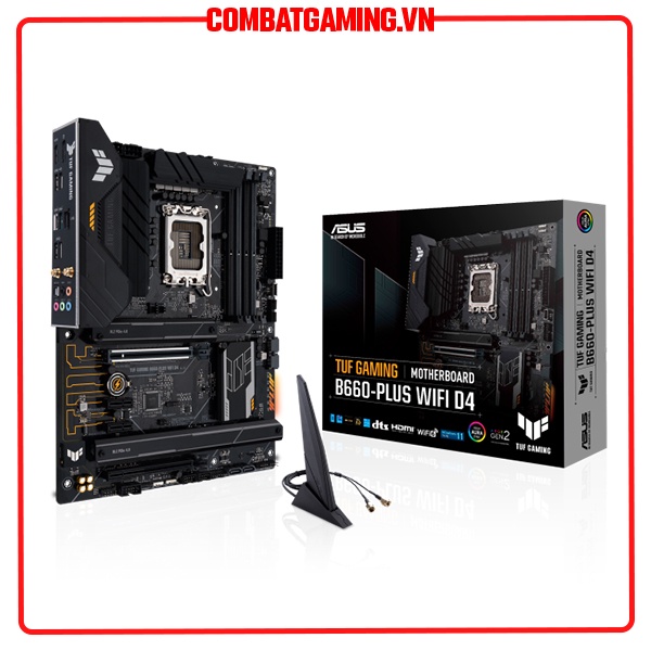 Bo Mạch Chủ Asus Tuf Gaming B660 Plus Wifi DDR4 (Socket Intel LGA 1700 / Wifi 6 / Bluetooth 5)