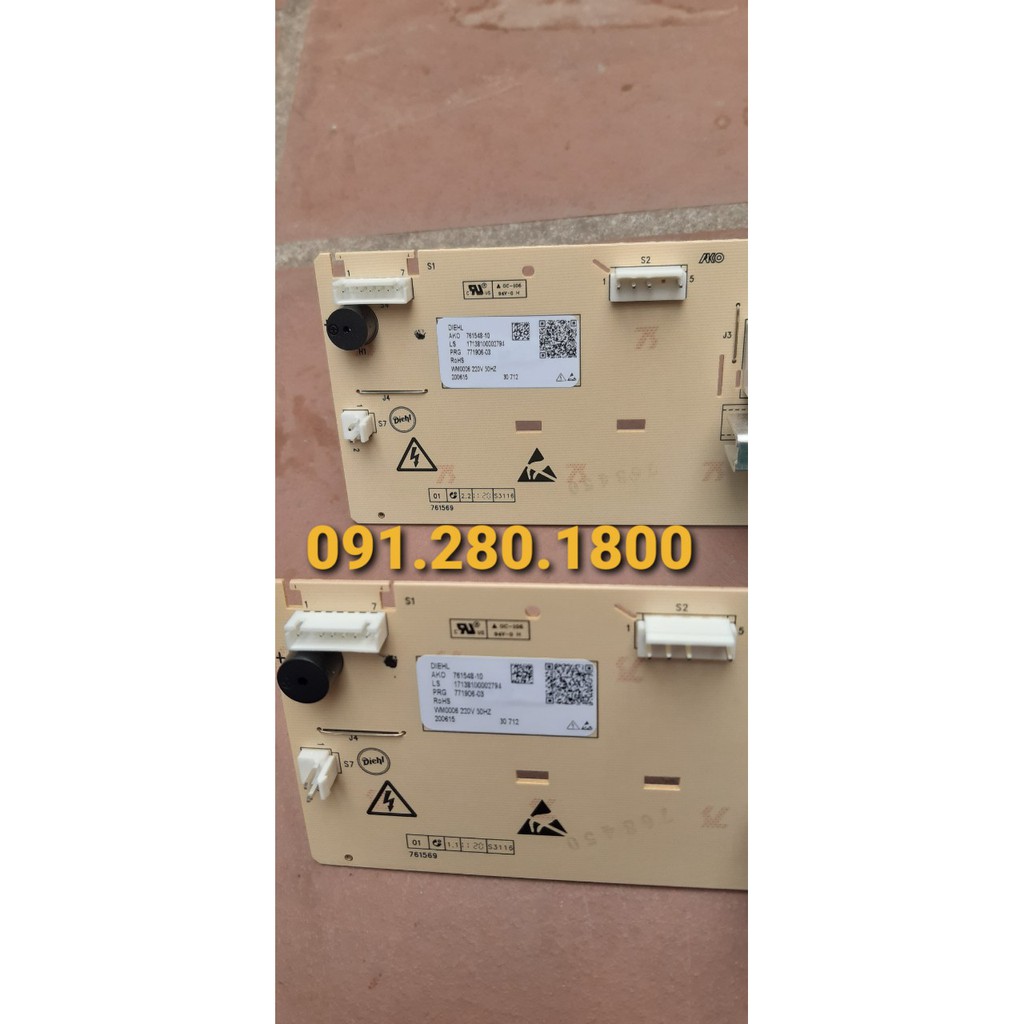 Bo mạch máy giặt Midea MFG 80-1200 cửa ngang chính hãng