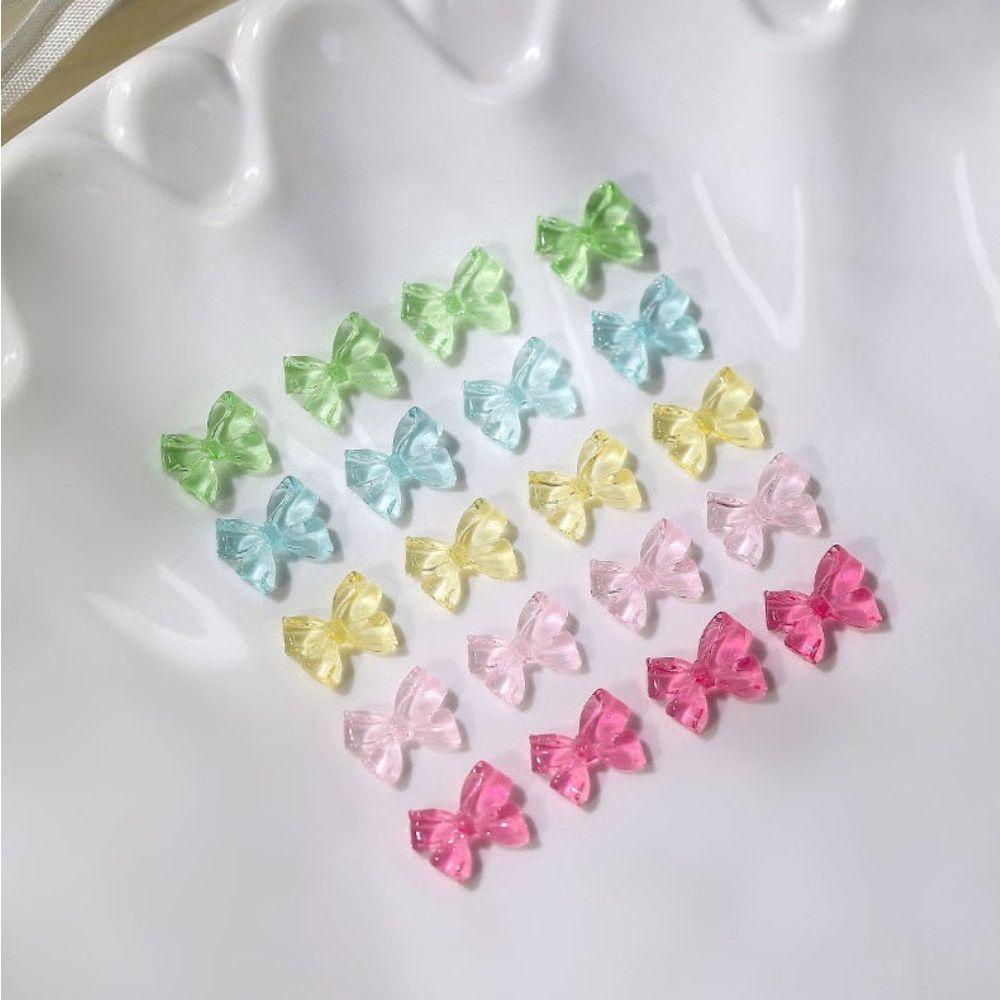 Phụ Kiện Trang Trí Móng Tay Hình Nơ Xinh Xắn|Vật Liệu Trang Trí Móng Tay 3D DIY Charms