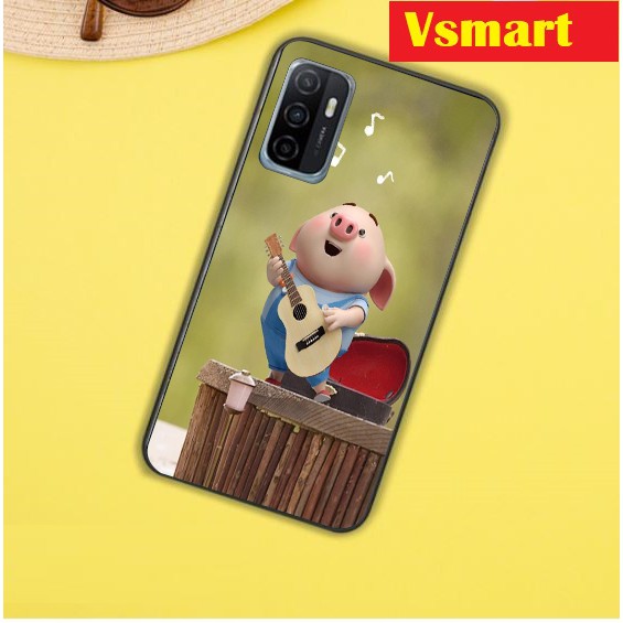Ốp lưng dẻo TPU Vsmart Star 5 in hình Heo xinh