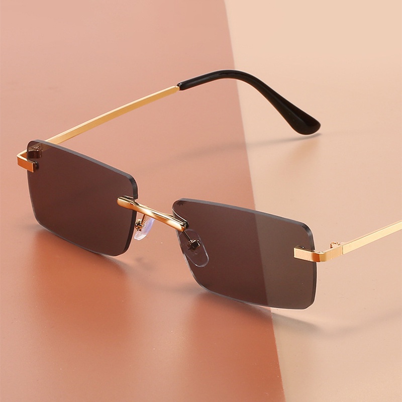 Kính Mát Thời Trang Kiểu Mới Nhất 2002 Không Viền Cắt Không Viền Cho Nam Và Nữ Sự Bảo Vệ