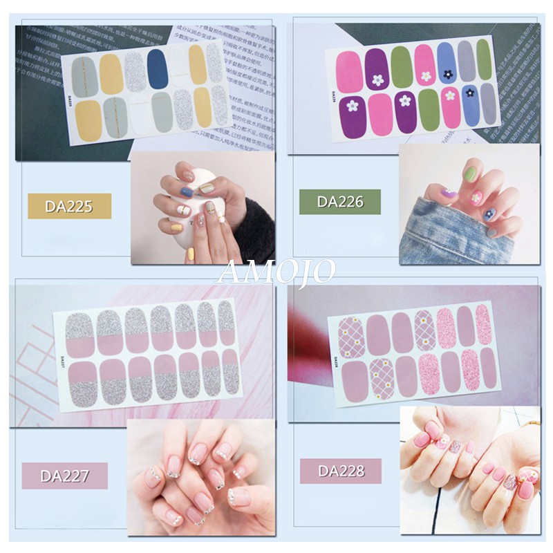 [2019 new] decorative nail sticker small fresh and durable tear resistant