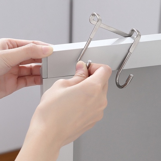 Móc inox 304 treo cửa 2 chân