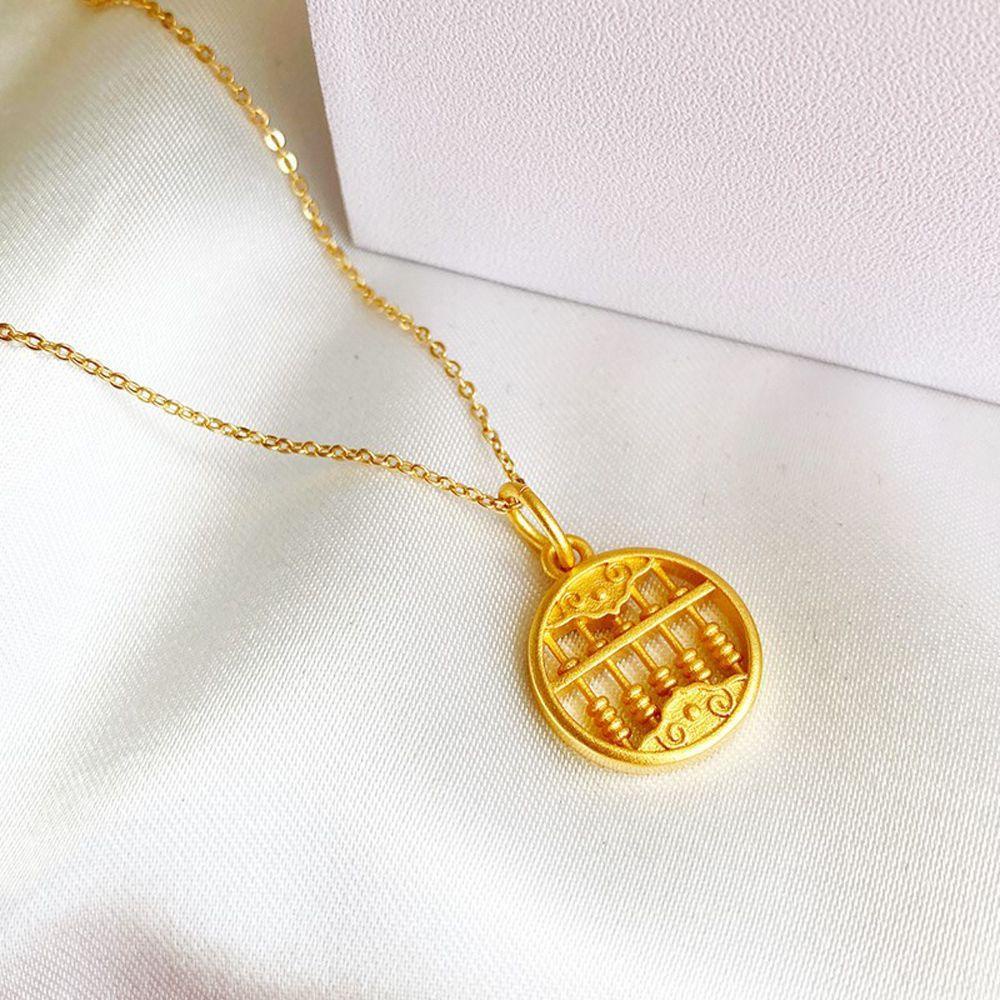 JARRED Mặt Dây Chuyền Bằng Đồng Hình Bàn Tính Ruyi Thời Trang