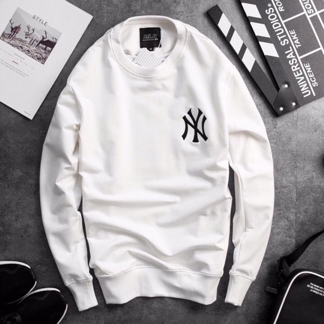 Áo sweater nam nữ N.Y có bigsize vải nỉ bông dày dặn | BigBuy360 - bigbuy360.vn