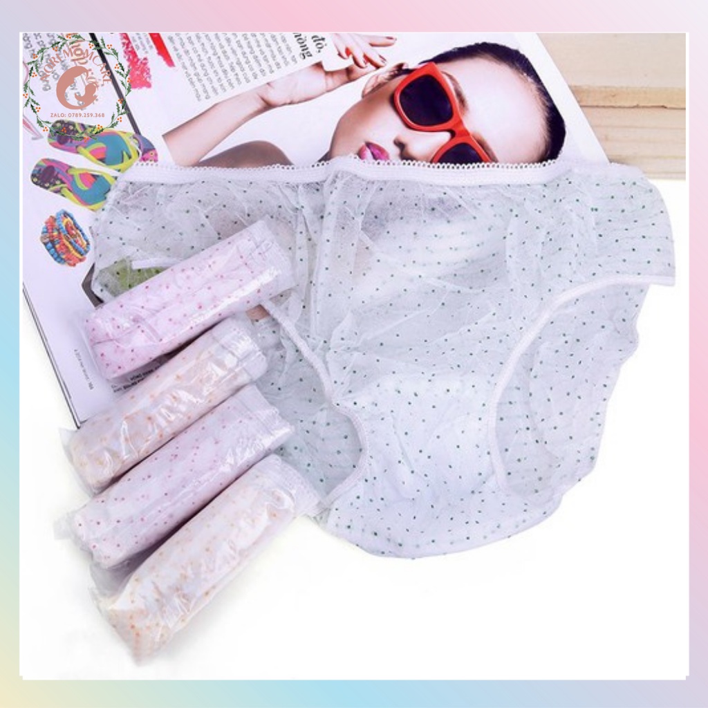 Băng vệ sinh Mama Diana gói 12 miếng, quần lót giấy combo 5 cái dành cho mẹ sau sinh Huygo, Evaday