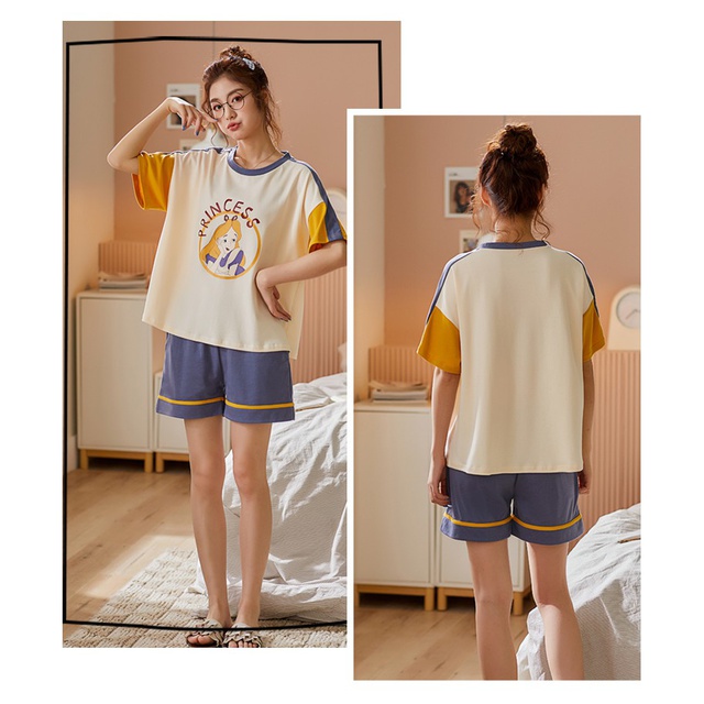 Bộ Mặc Nhà, Bộ Ngủ Cotton Cao Cấp - Cá Tính, Trẻ Trung, Phong Cách Hàn Quốc | BigBuy360 - bigbuy360.vn