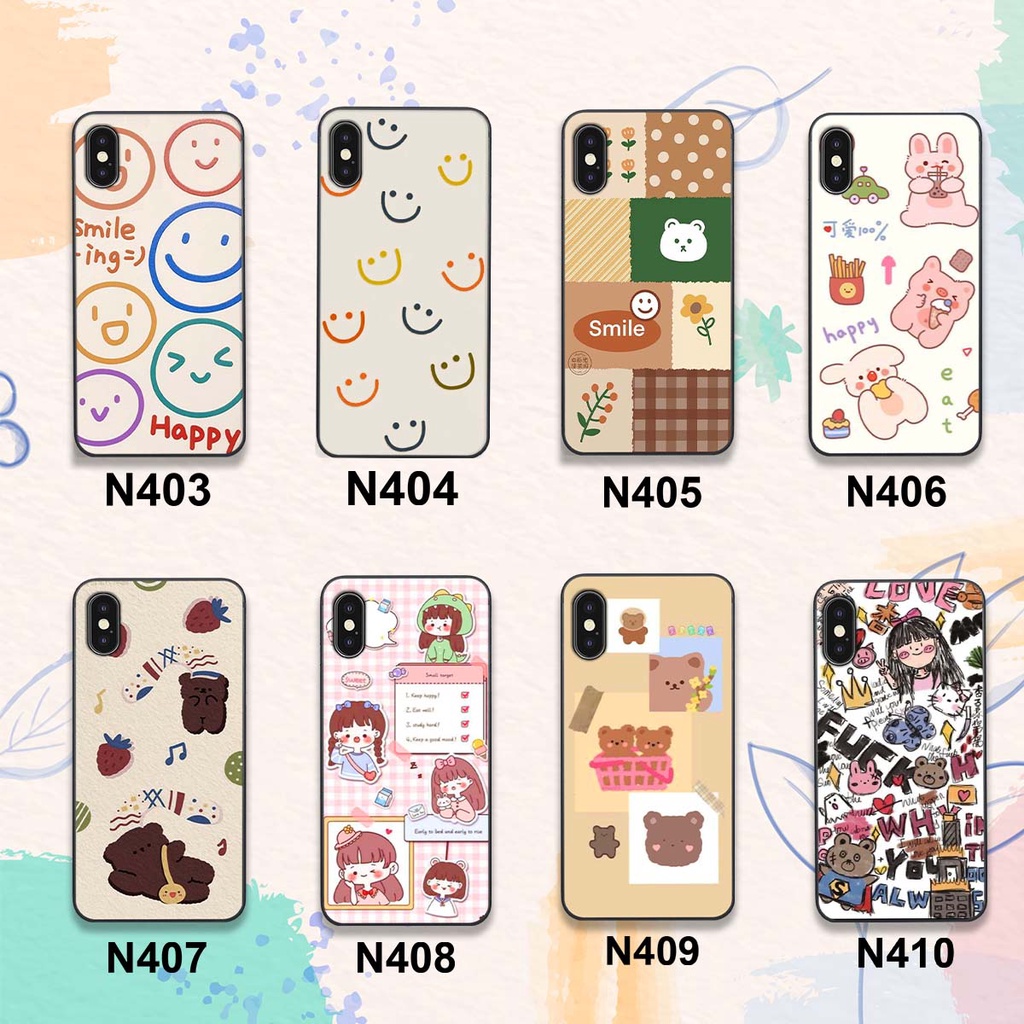 Ốp lưng Iphone IP X / XS / XS Max in hình cute phô mai que đáng iu