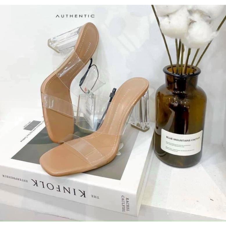 GUỐC QUAI TRONG MÀU BE ĐẾ TRONG