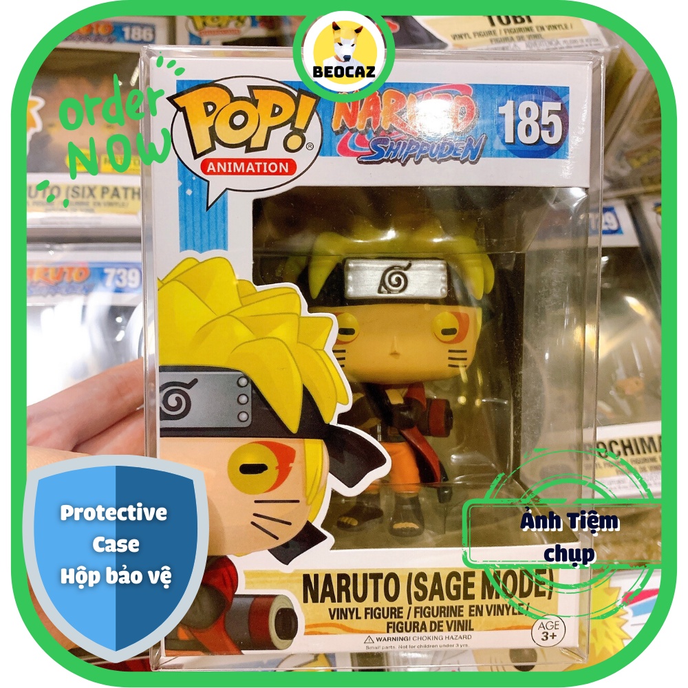 [Ship Hỏa Tốc][Full Box] [Tặng Hộp Bảo Vệ] Mô hình Funko chibi Naruto No.185 bền màu, nhựa an toàn - Đồ chơi Naruto