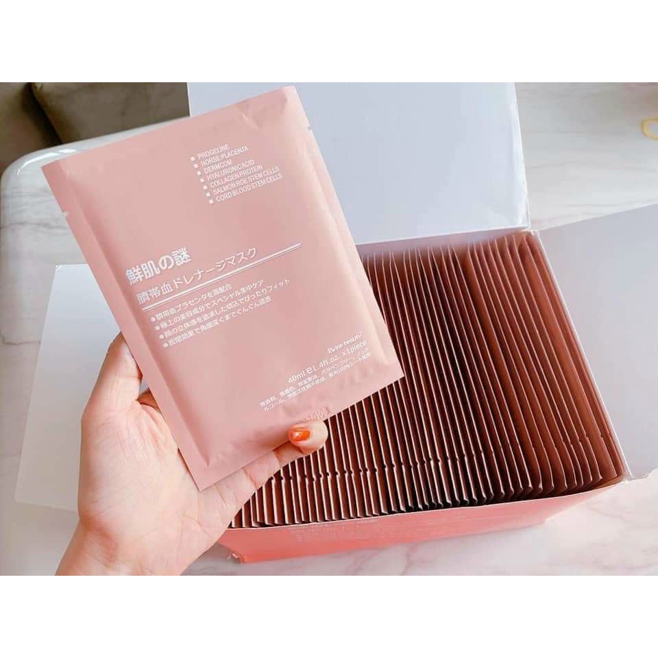 Mặt nạ nhau thai cừu tế bào gốc Rwine Beauty Nhật Bản