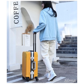 Vali kéo khung nhôm cao cấp Vali kéo học sinh 24 inch/Vali du lịch