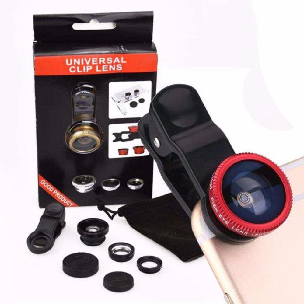 Lens Chụp Hình Điện Thoại 3 Trong 1 Cao Cấp [Home Mart]