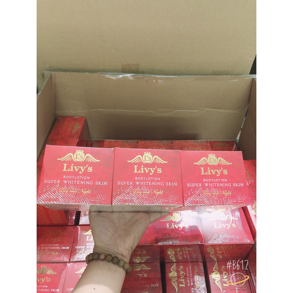 KEM BODY LIVYS THÁI LAN CHÍNH HÃNG- Body Lotion Super Whiteing Skin Livys Đỏ Thái Lan | BigBuy360 - bigbuy360.vn