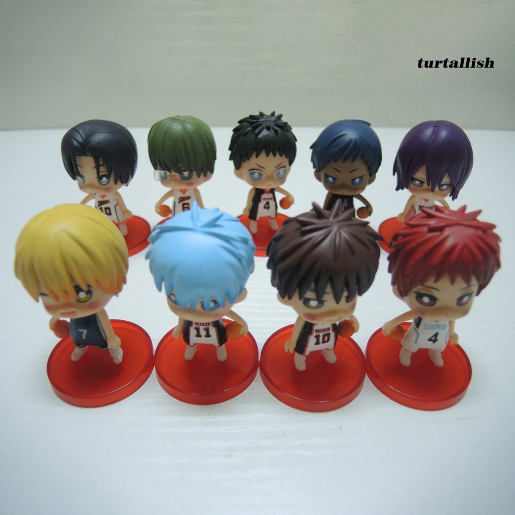 Set 9 Mô Hình Nhân Vật Phim Hoạt Hình Kuroko Trang Trí