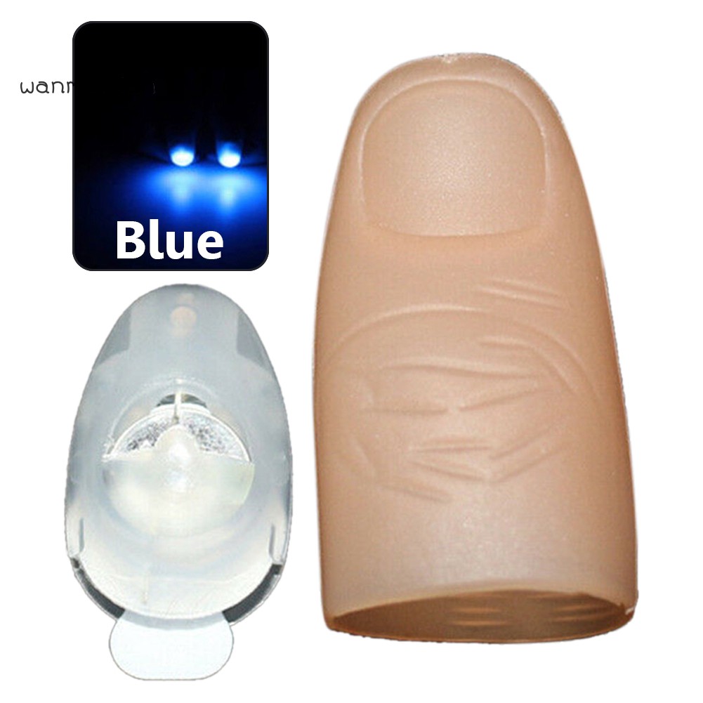 Bộ 2 đèn led dạ quang siêu sáng đeo ngón tay làm ảo thuật