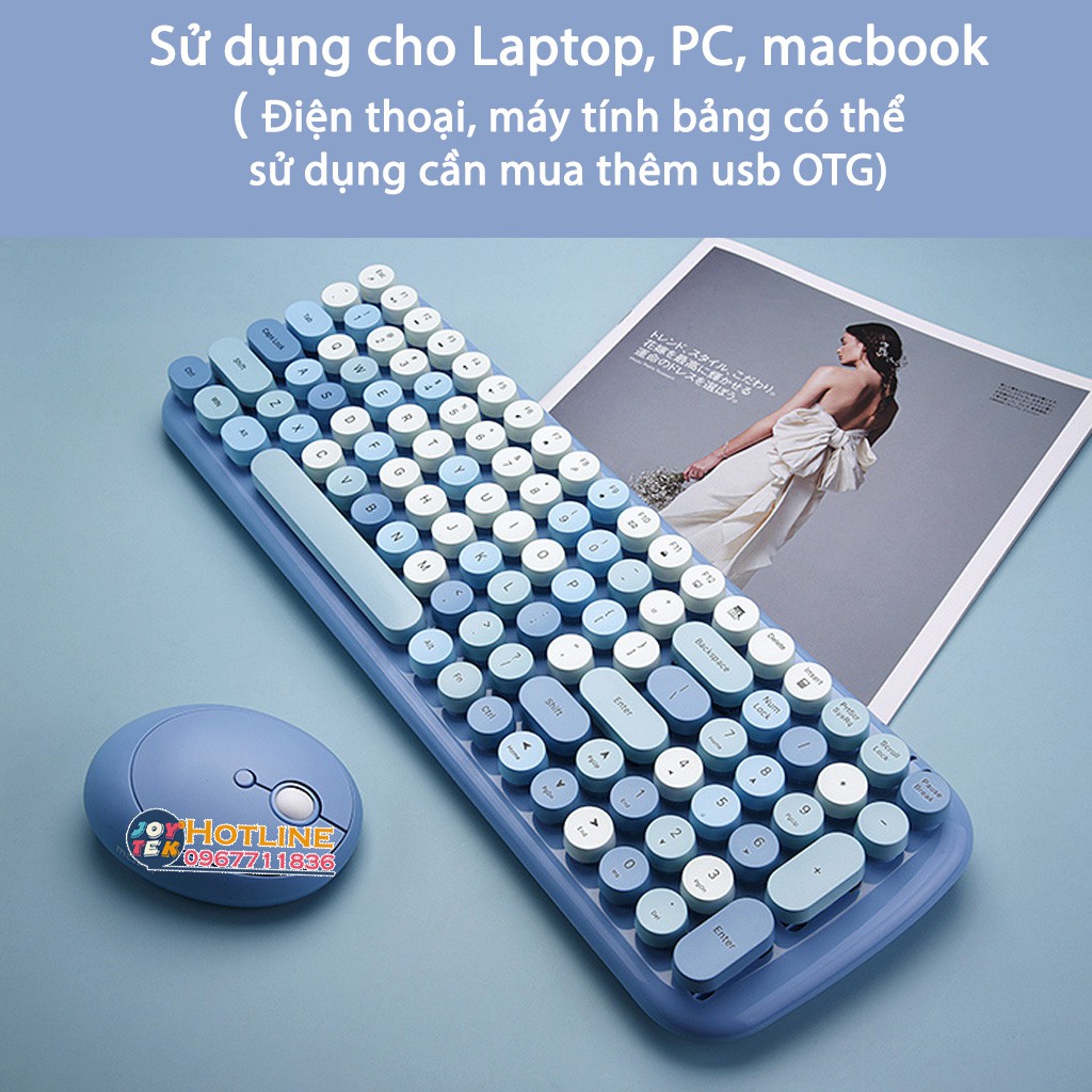 Bàn phím và chuột không dây 2.4ghz Mofii candy XR mini cho điện thoại, ipad, laptop, macbook, tivi siêu đẹp | BigBuy360 - bigbuy360.vn