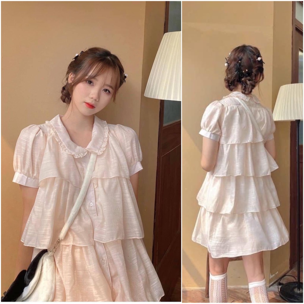 [Ảnh thật/Video] Váy/ đầm voan tầng Nora Dress hotgirl  bồng bềnh dáng chân dài xinh xắn