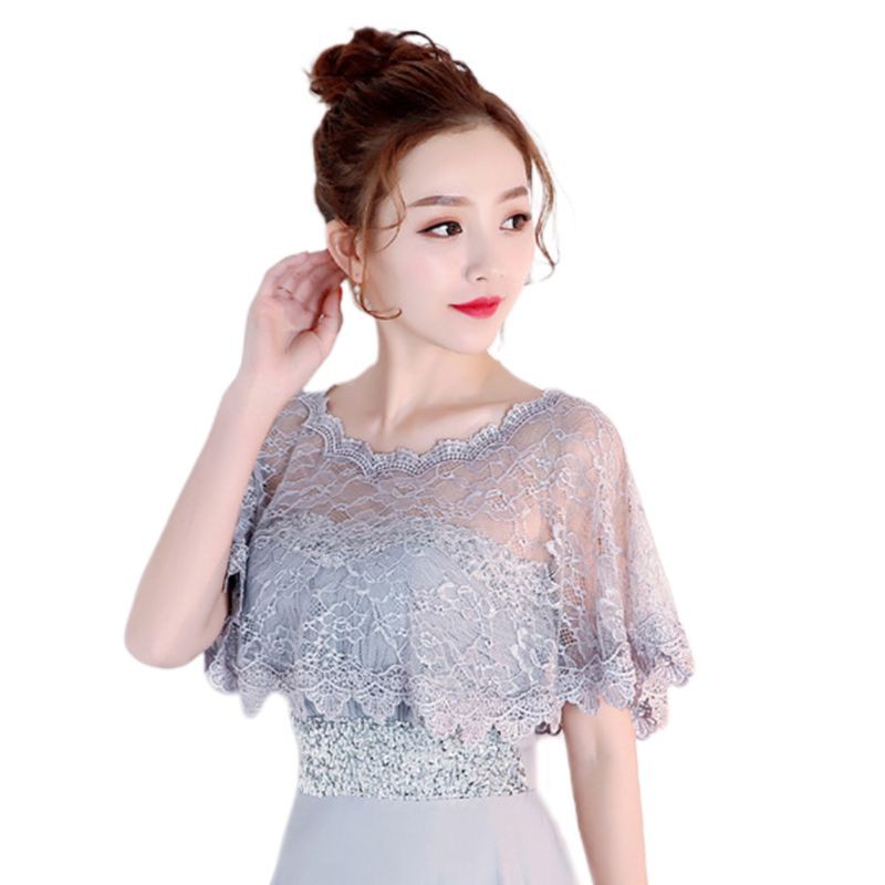 Áo choàng ren phong cách thanh lịch cho cô dâu | BigBuy360 - bigbuy360.vn