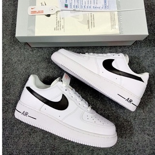 Giày thể thao sneaker AF1 vệt đen,giầy af1 trắng xanh kem khoai môn mẫu mới hàng chuẩn 11 size nữ