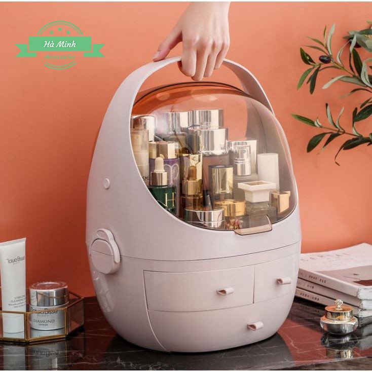 Hộp Đựng Mỹ Phẩm, Đồ Trang Điểm Có Ngăn Kéo Tiện Lợi Siêu Xinh-HMP04
