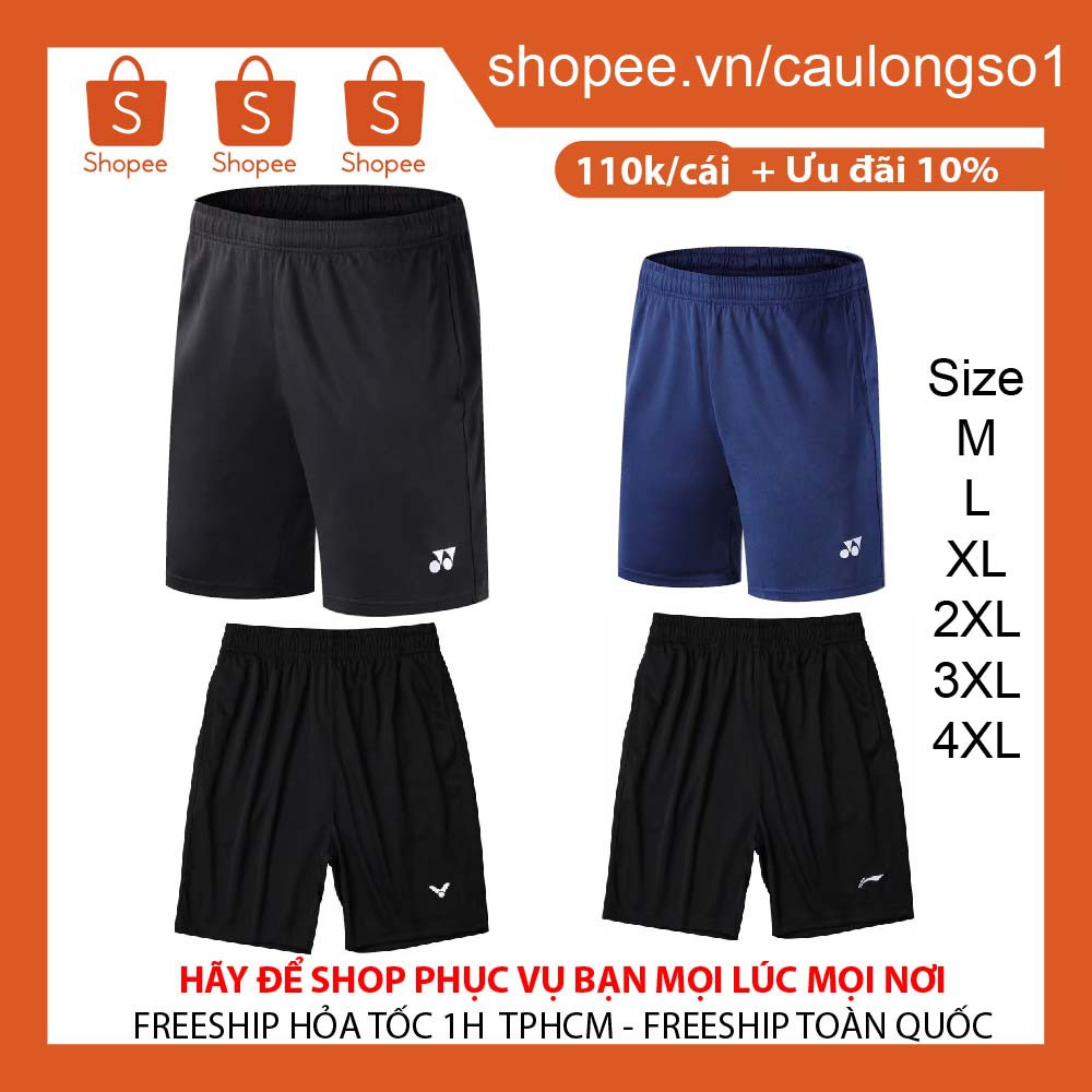 Quần Cầu Lông Nam Nữ YONEX VICTOR LINING hàng nhập, chất vải nhẹ, thoáng mát, rút mồ hôi