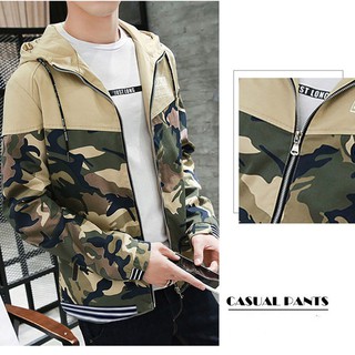 Áo khoác kaki họa tiết lính cao cấp