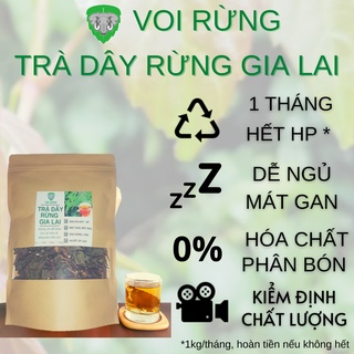 Trà Dây Rừng Gia Lai Khô Loại 1 - Trà Dây HP Dạ Dày - Chè Dây Rừng