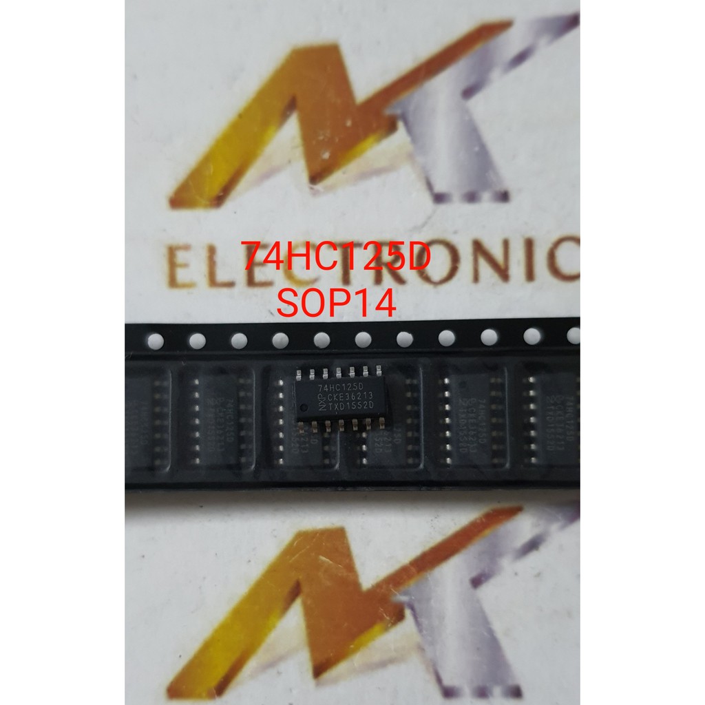 74HC125D 74HC125 SOP14 nhập khẩu nguyên bản (con)
