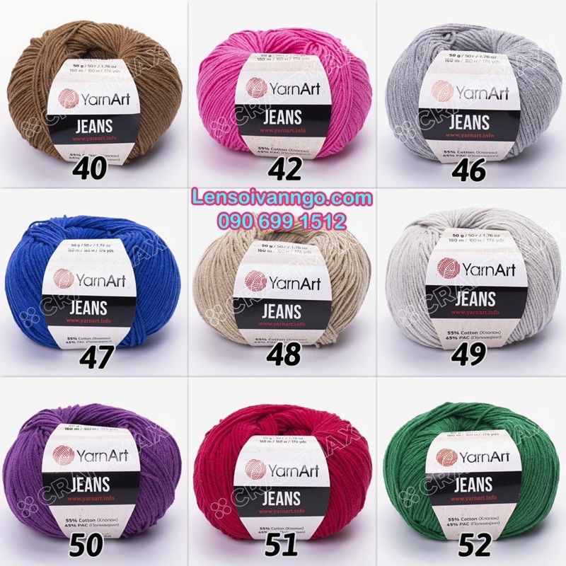 Len jeans yarn art 50g