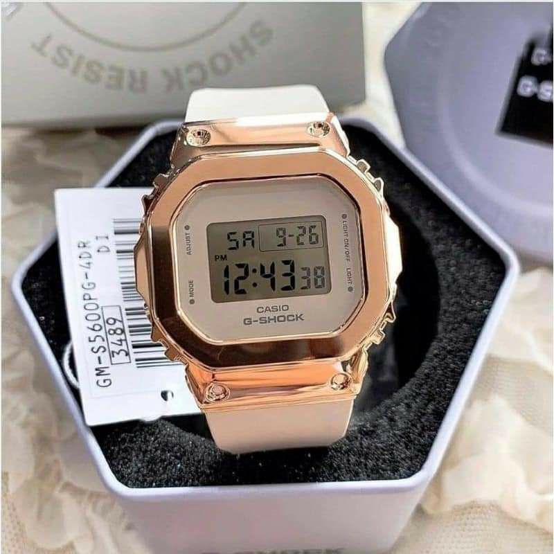 Đồng hồ nữ G-shock GM_S5600PG_4 chính hãng Casio