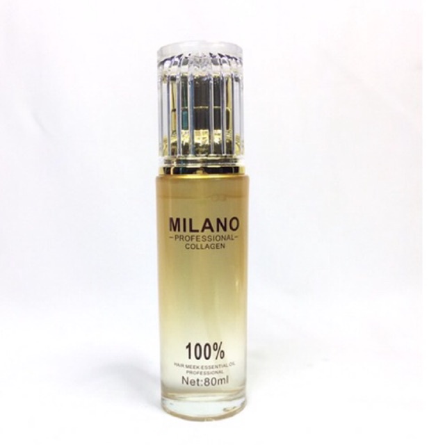 Tinh dầu dưỡng tóc Milano Collagen Hair Meek Essential Oil phục hồi hư tổn tóc 80ml