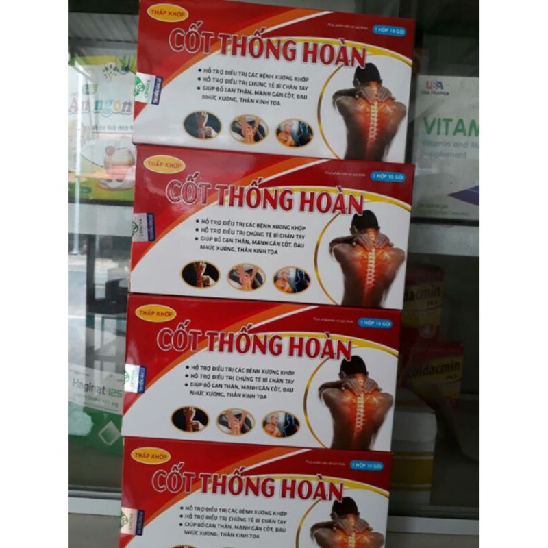 [HIỆU QUẢ] CỐT THỐNG HOÀN CHUYÊN XƯƠNG KHỚP (gai gối, thái hóa cột sống,tê bì chân tay, thần Kinh toạvv..)