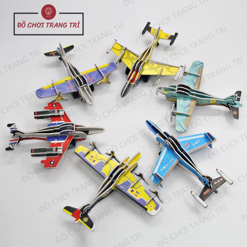 Mô hình 3D giấy tự ráp - Mô hình máy bay, xe tăng chiến đấu