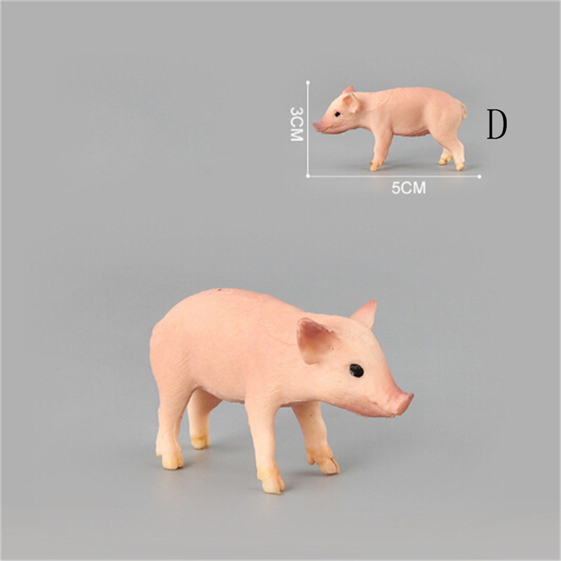 Mô Hình Chú Heo Bằng Nhựa Độc Đáo Sống Động