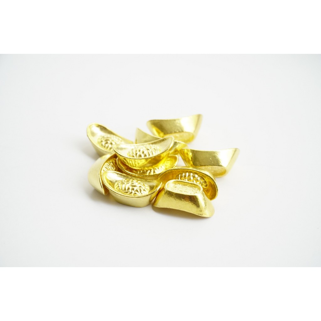 Thỏi vàng Thần Tài đồng mạ vàng tài lộc giàu có | BigBuy360 - bigbuy360.vn