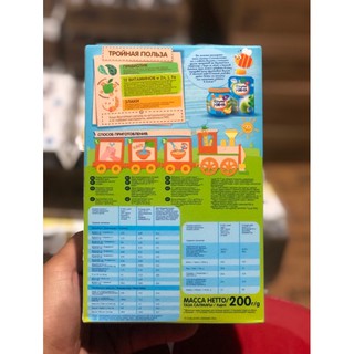 Bột ăn dặm Fruto Nga đủ vị date 2022