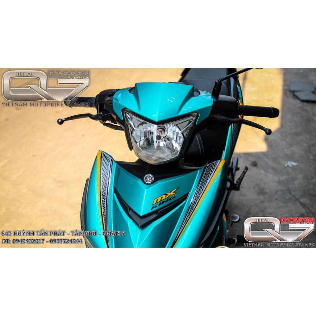 Tem Rời EXCITER 150 MX XANH ĐEN