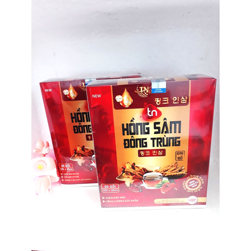 Siro HỒNG SÂM ĐÔNG TRÙNG, giúp hỗ trợ tăng cường sức khỏe, giảm mệt mỏi