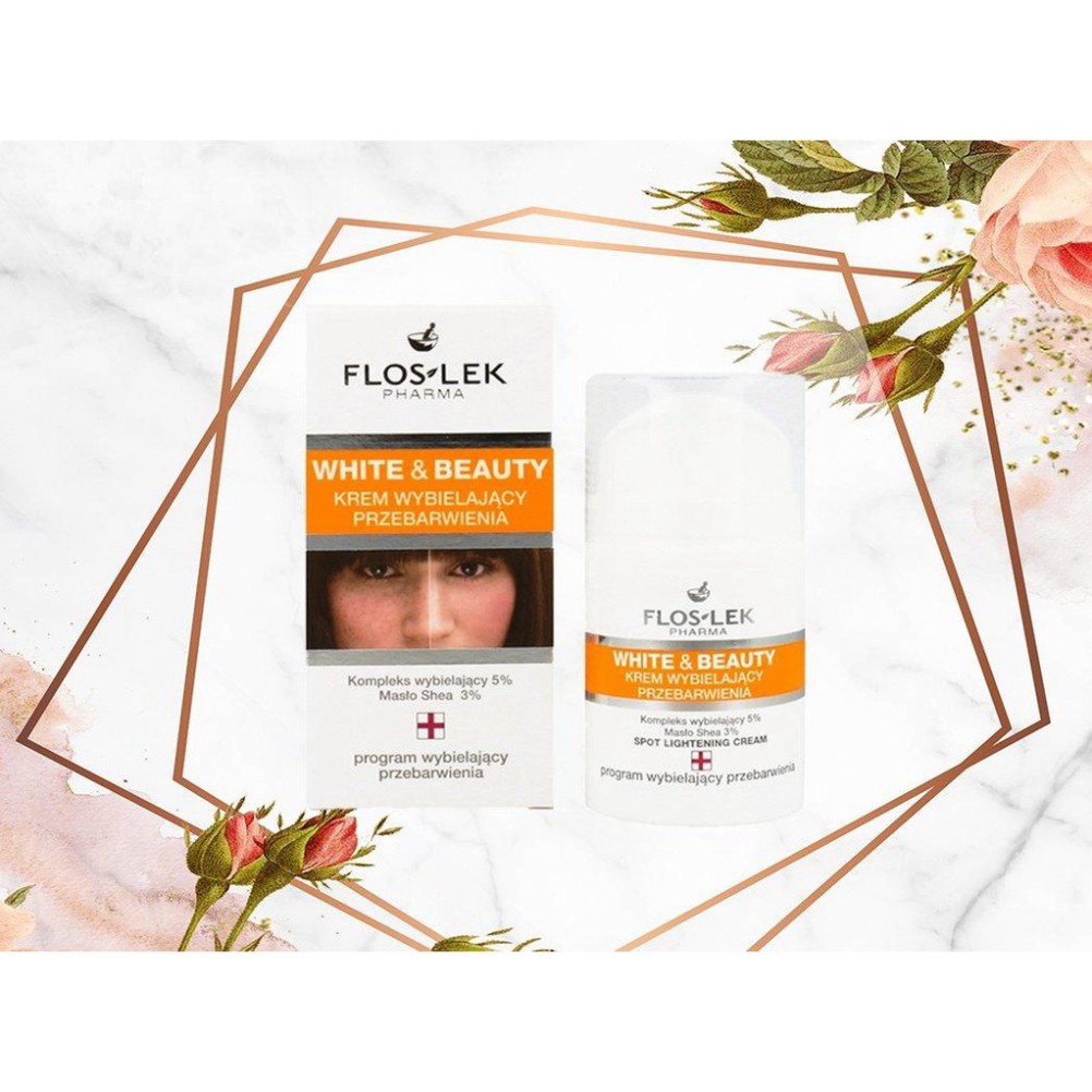 [CHÍNH HÃNG] Floslek Kem Dưỡng Trắng Spot Lightening White And Beauty 50ml