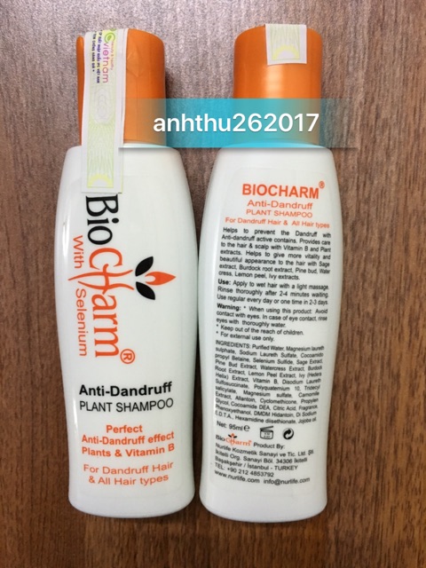 Dầu gội Biocharm