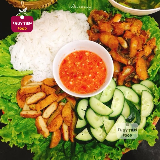 Nước mắm tỏi ớt chua ngọt pha sẵn chấm Nem, nộm, bún, sườn xào THUY TIEN FOOD