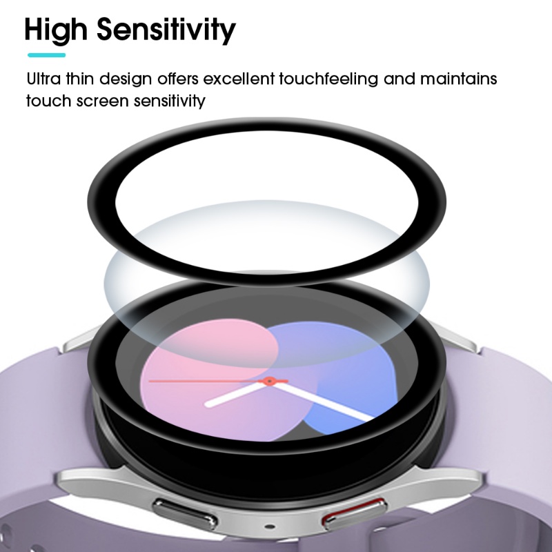 20 Miếng Dán Viền Cong Bảo Vệ Màn Hình Đồng Hồ Samsung Galaxy Watch 5 40mm 44mm /