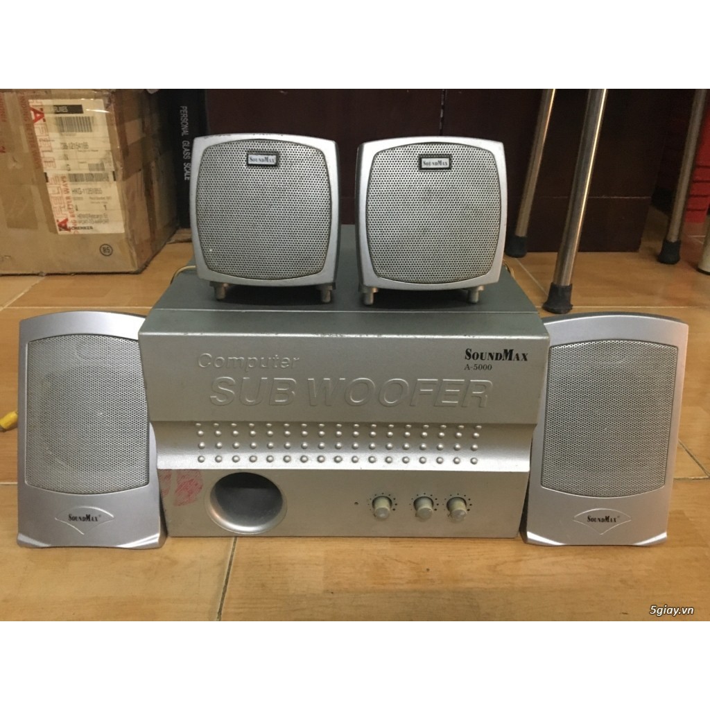 Loa vi tính Soundmax 4.1 A5000 màu đen/ bạc  !!