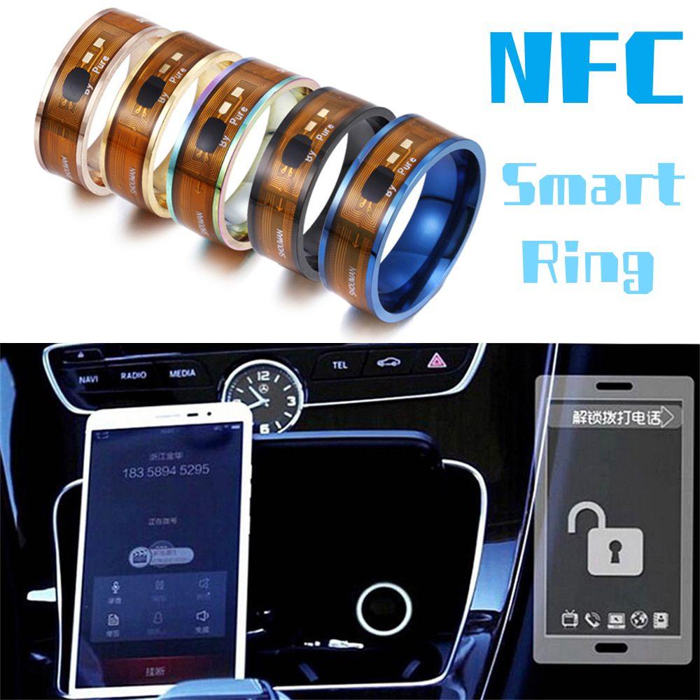 Nhẫn Đeo Tay Thông Minh HS NFC Họa Tiết Rồng Chống Thấm Nước Đa Chức