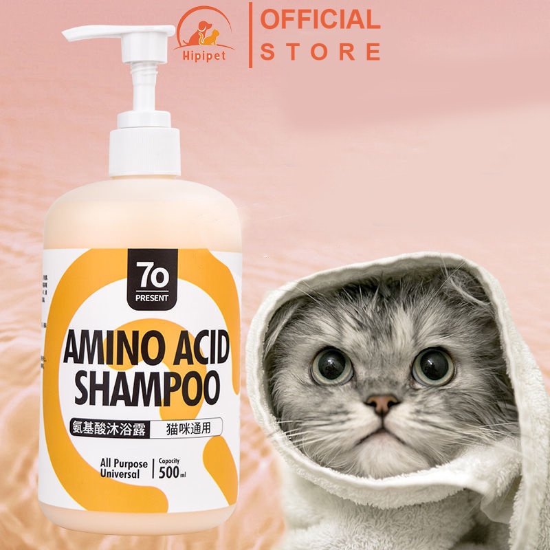 Sữa tắm cho mèo Hipipet Amino acid Shampoo nuôi dưỡng tế bào lông mềm