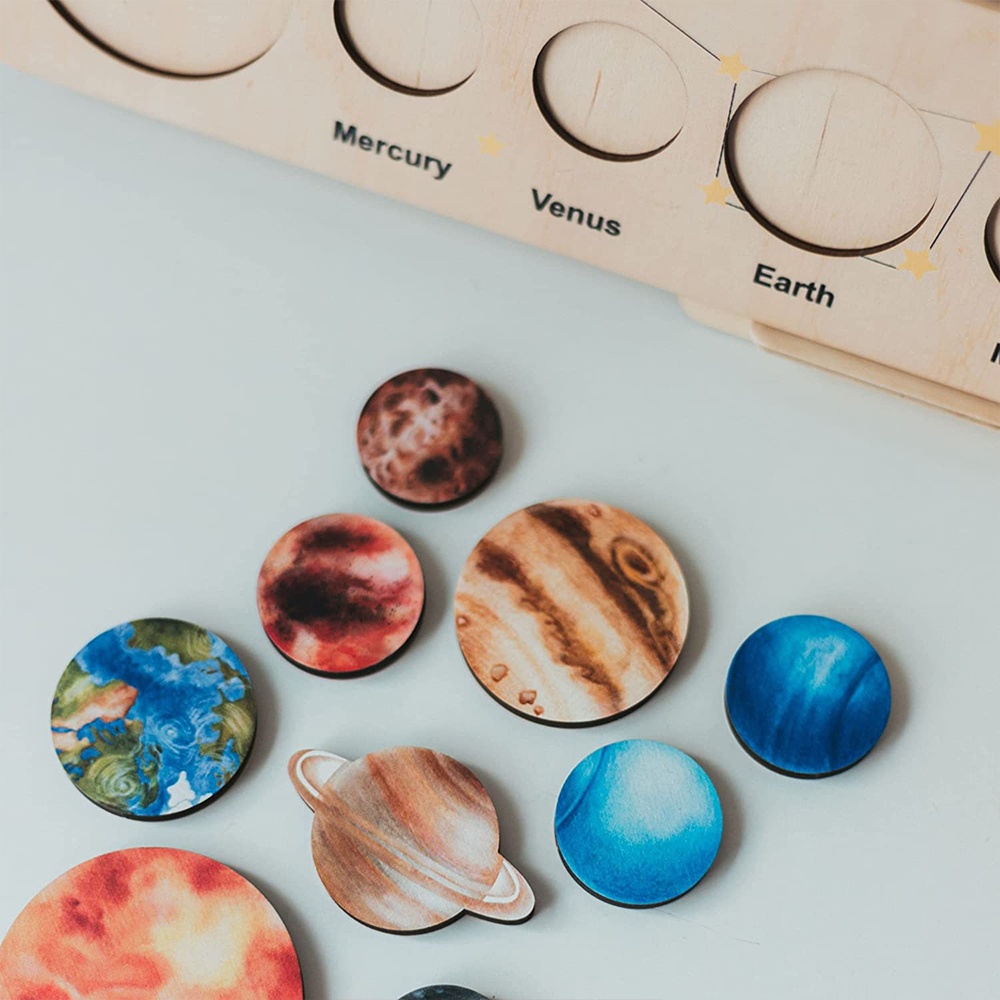 Bộ Đồ Chơi Khoa Học Hệ Mặt Trời Bằng Gỗ Dadada1 Dành Cho Bé