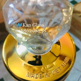 Bình Ngâm Sâm - Bình Sâm Thủy Tinh 1L - 2L