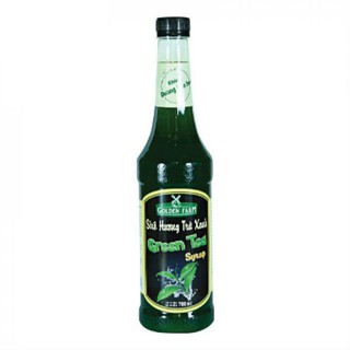 Siro hương trà xanh Golden Farm 700ml