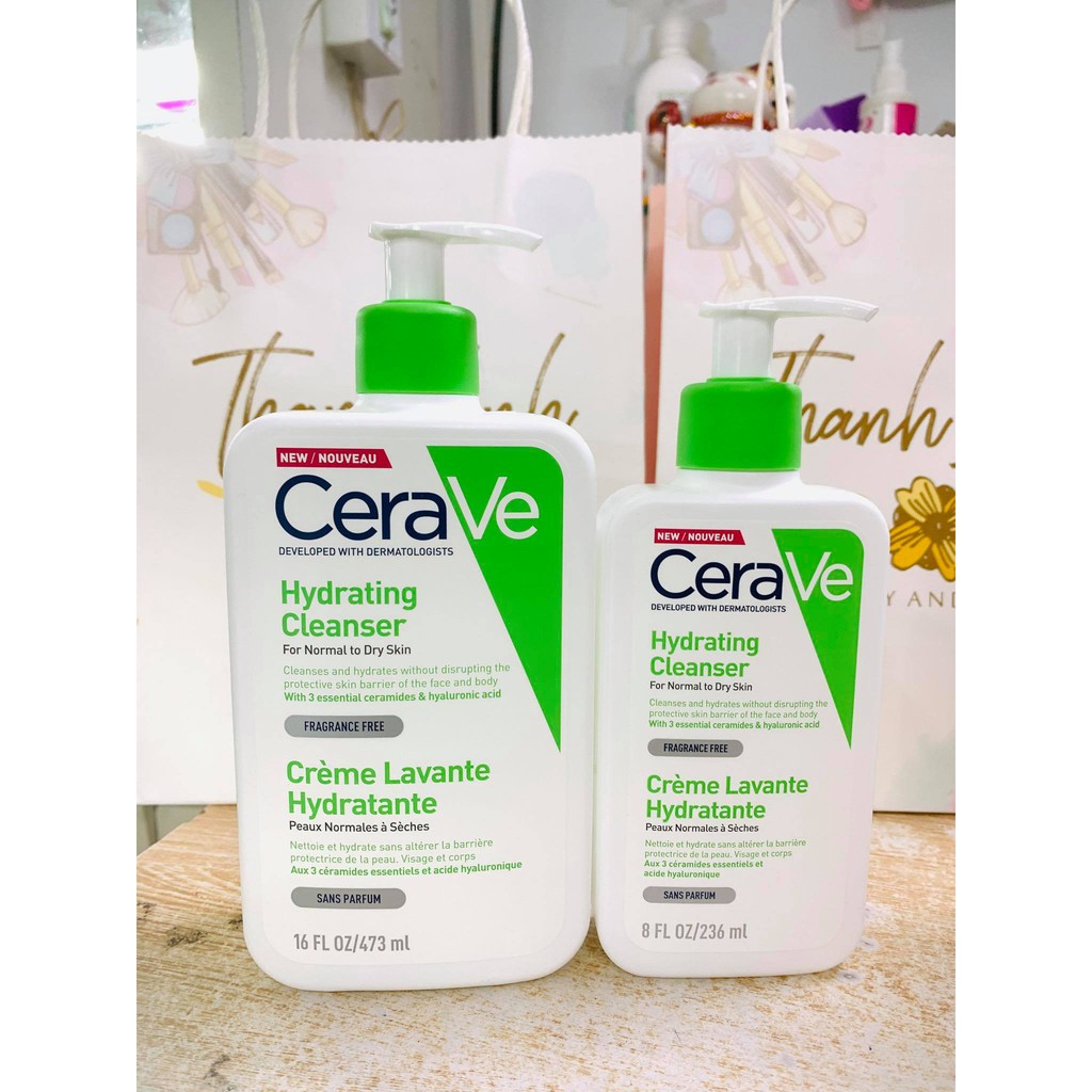 Sữa Rửa Mặt Cerave Cleanser làm sạch dịu nhẹ, an toàn lành tính cả với da nhạy cảm | BigBuy360 - bigbuy360.vn